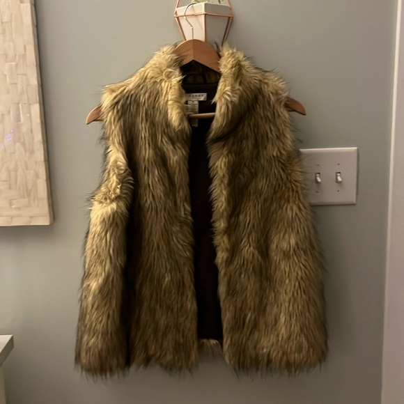 Kenar Jackets & Blazers - Faux fur vest tan/dark brown, size M